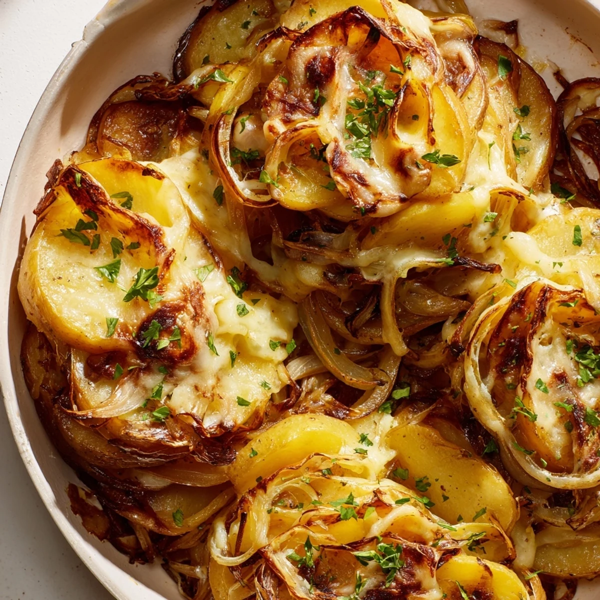 French onion potatoes dish
