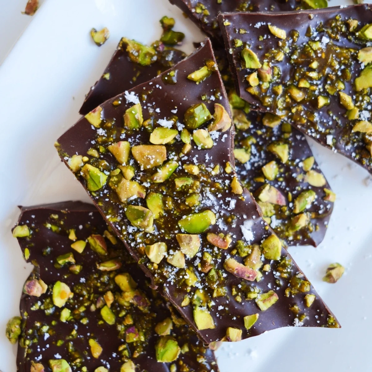 Pistachio Salted Caramel Bark