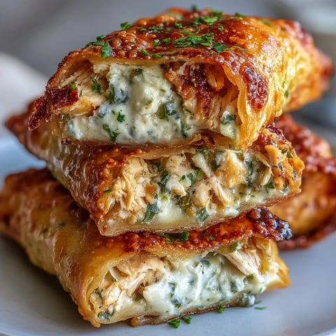 Golden-brown Mini Chicken Chimis with Jalapeño Cream Cheese sit on a platter with green enchilada sauce for dipping.