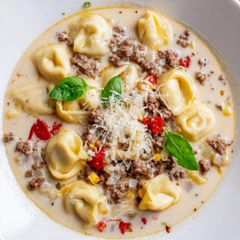 Tortellini Beef Soup