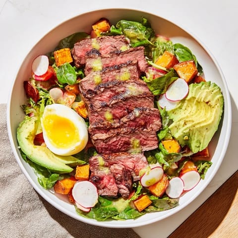 High Protein Beef Avocado Bowl