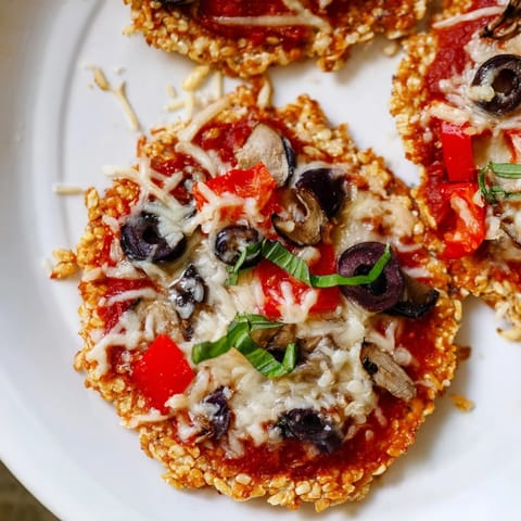 Rice Cake Pizza Squares