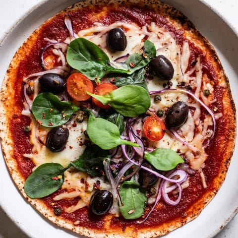Crispy Tortilla Pizza