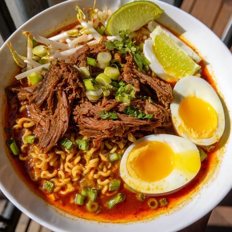 Birria Ramen Fusion Beef