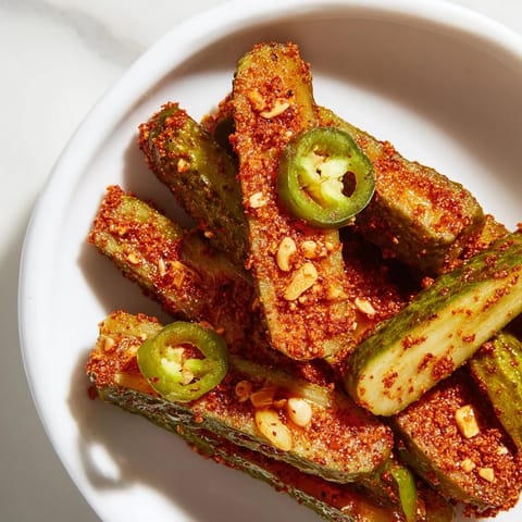 Bright jar of Taco Pickles featuring crisp spears in a bold taco seasoning brine, perfect for snacking.