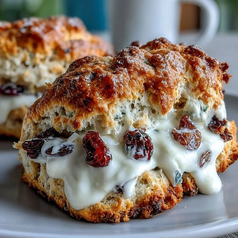 Blueberry Lemon Sourdough Scones