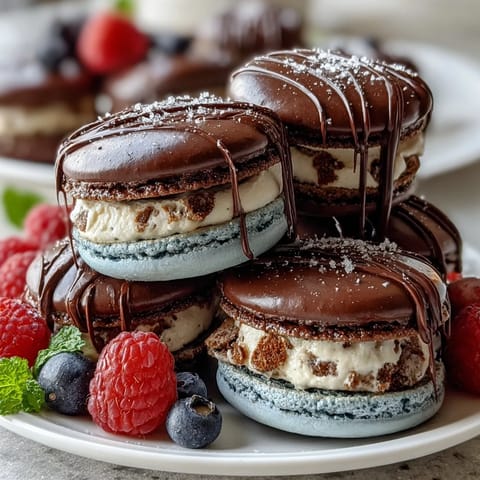 Festive dessert spread featuring an assortment of mini treats, fresh berries, and cake slices on a large platter.