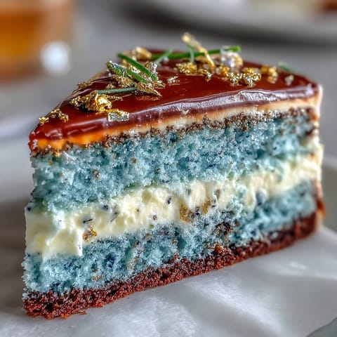 Dark Blue Gold Ombre Layer