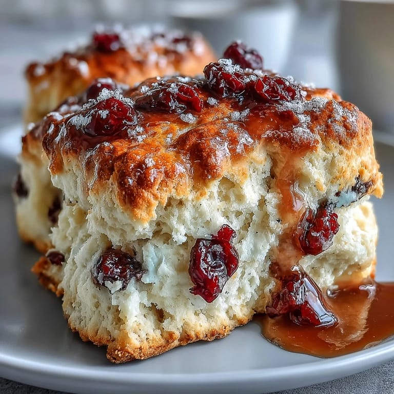 Buttery Blueberry Lemon Sourdough Scones, flaky and tender, topped with sparkling sugar for a bakery-style finish.