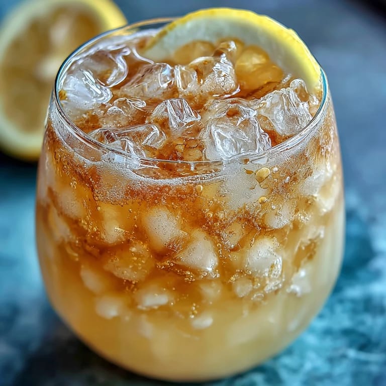 Tangy, vibrant sparkling fermented lemonade in a glass, bursting with natural sweetness.