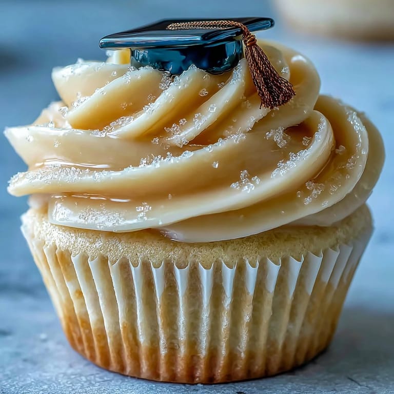 Celebrate achievements with these delicious Graduation Cupcakes, a delightful sweet treat.