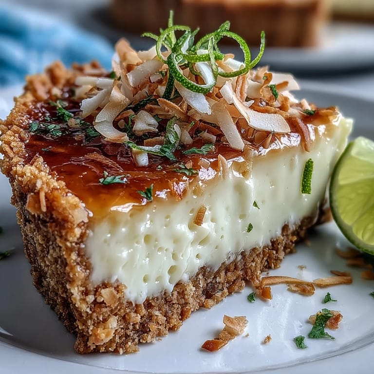 This delicious Coconut Lime Tart offers tropical zest and a crisp crust.