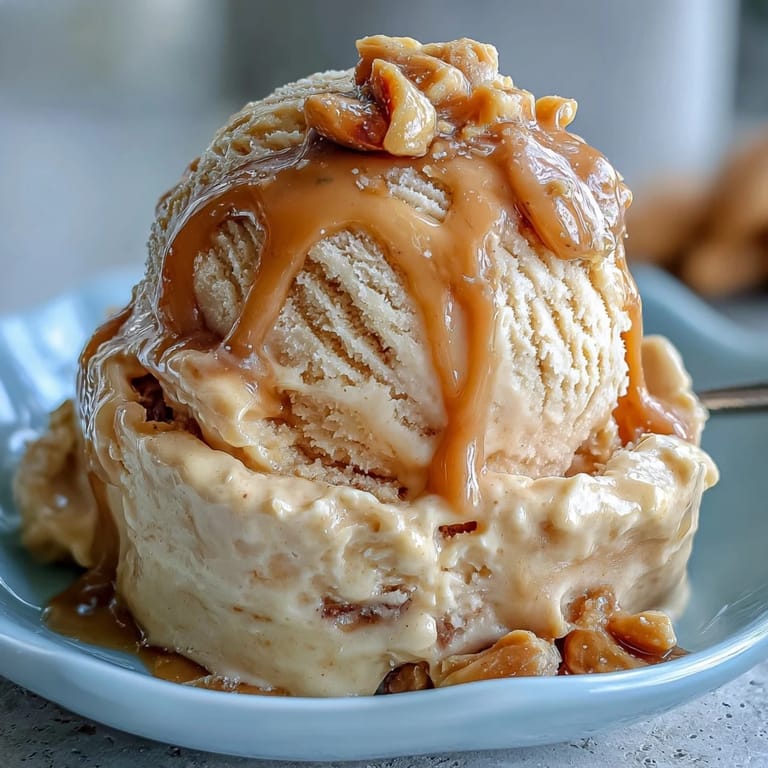 Decadent, dairy-free 4-ingredient peanut butter banana ice cream swirl.
