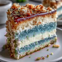 Graduation cake for boys with dark blue and gold ombre layers, decorated with elegant edible gold leaf accents.